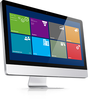 CRM office 365 on computer screen